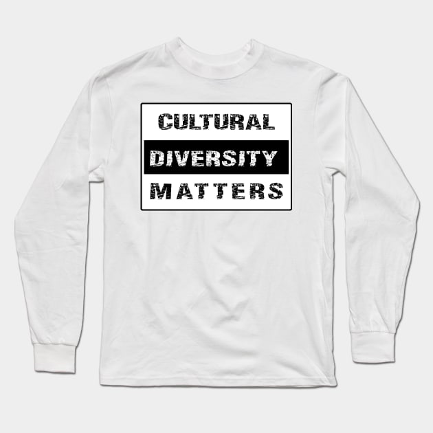 CULTURAL DIVERSITY MATTERS by Metissage -1 Long Sleeve T-Shirt by DREAM SIGNED Collection